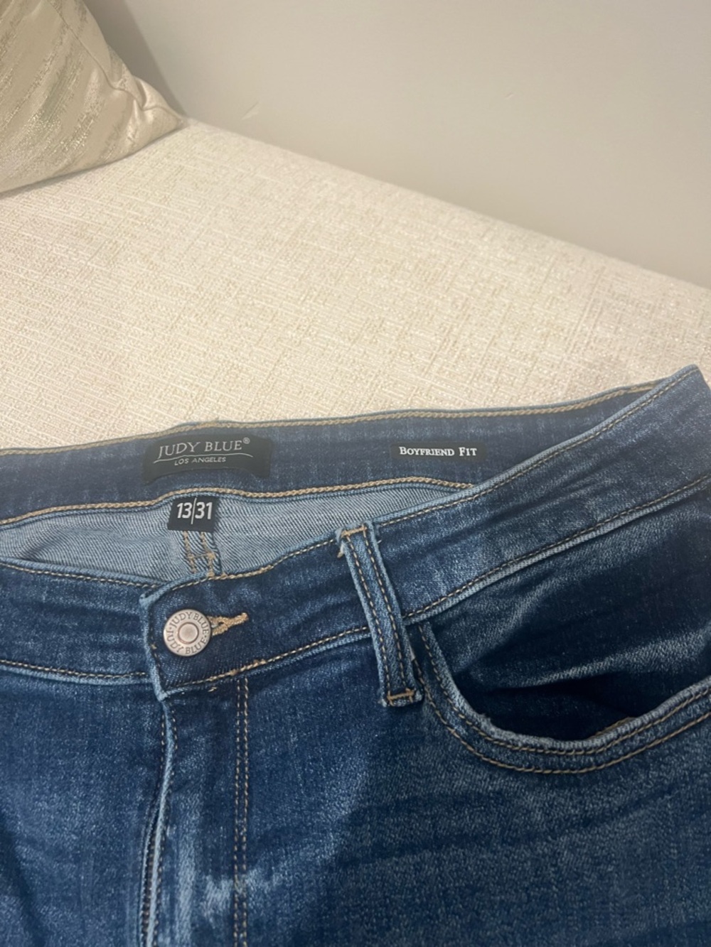 Judy Blue Dark Wash Skinny Jeans - Picture 3 of 3